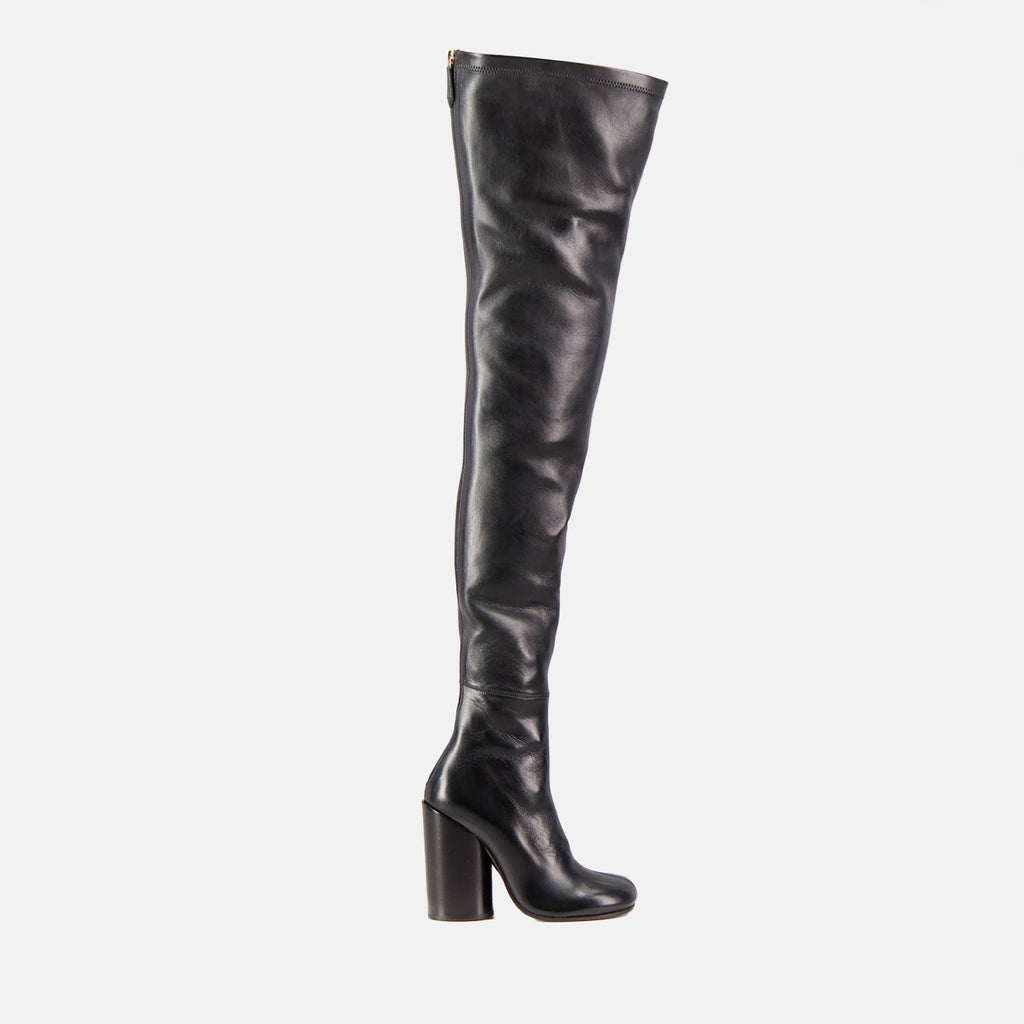 Botas Cuissardes en cuir Burberry Preto Femme