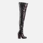 Botas Cuissardes en cuir Burberry Preto Femme