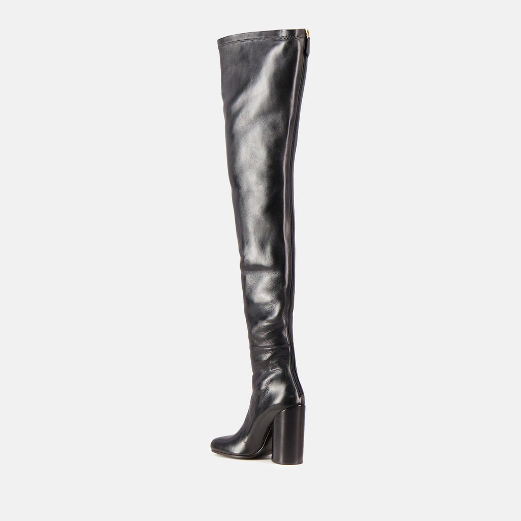 Botas Cuissardes en cuir Burberry Preto Femme