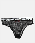 Ropa interior y homewear Culotte en dentelle Off-White Negro Femme