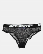 Ropa interior y homewear Culotte en dentelle Off-White Negro Femme