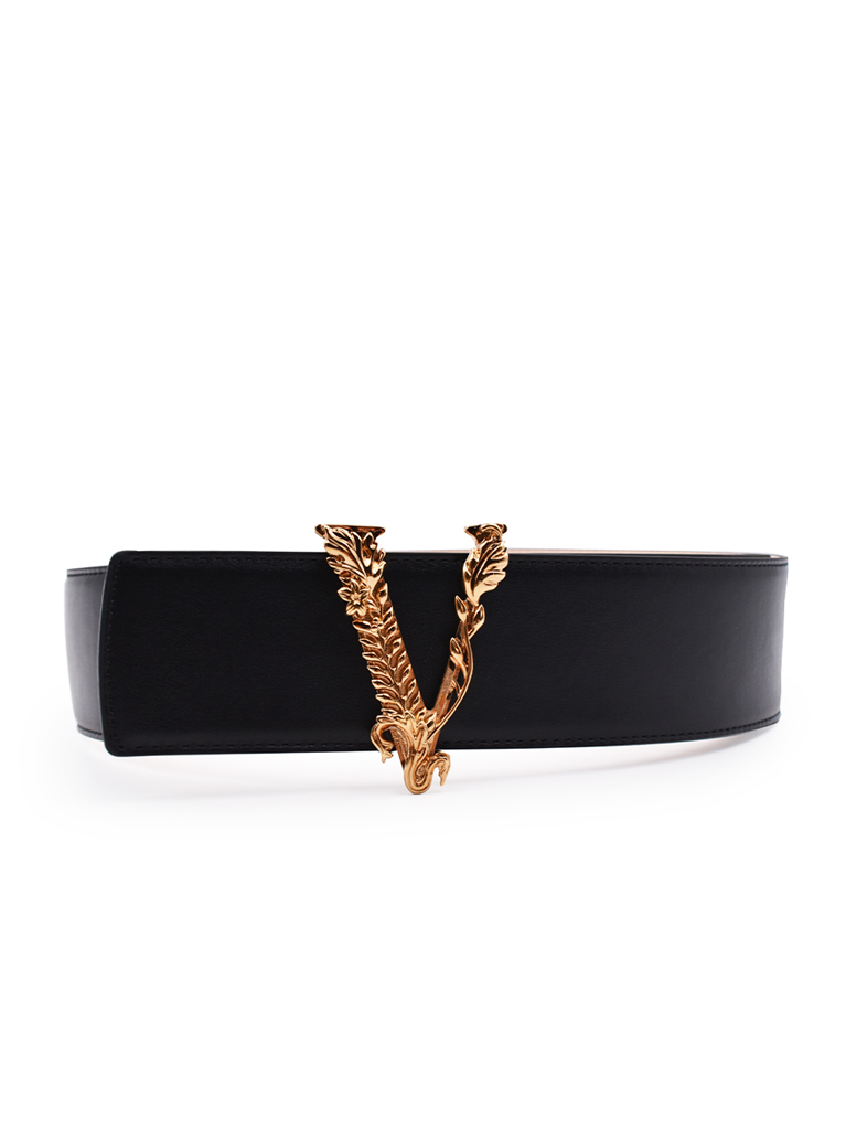 Cintos Ceinture Virtus Versace Preto Femme
