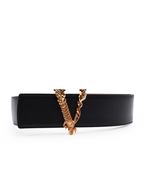 Cintos Ceinture Virtus Versace Preto Femme