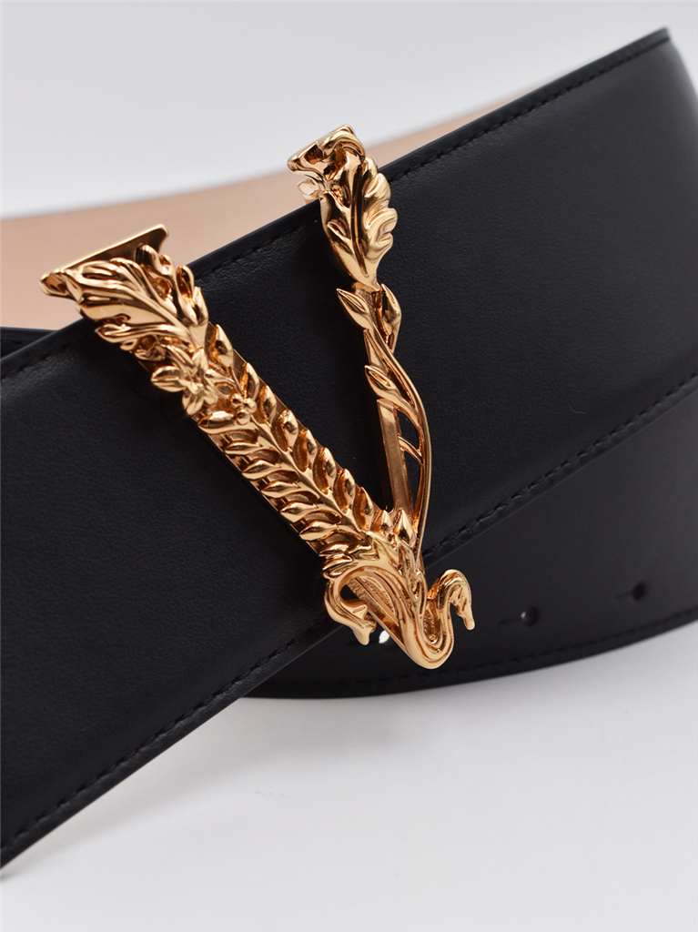 Cintos Ceinture Virtus Versace Preto Femme