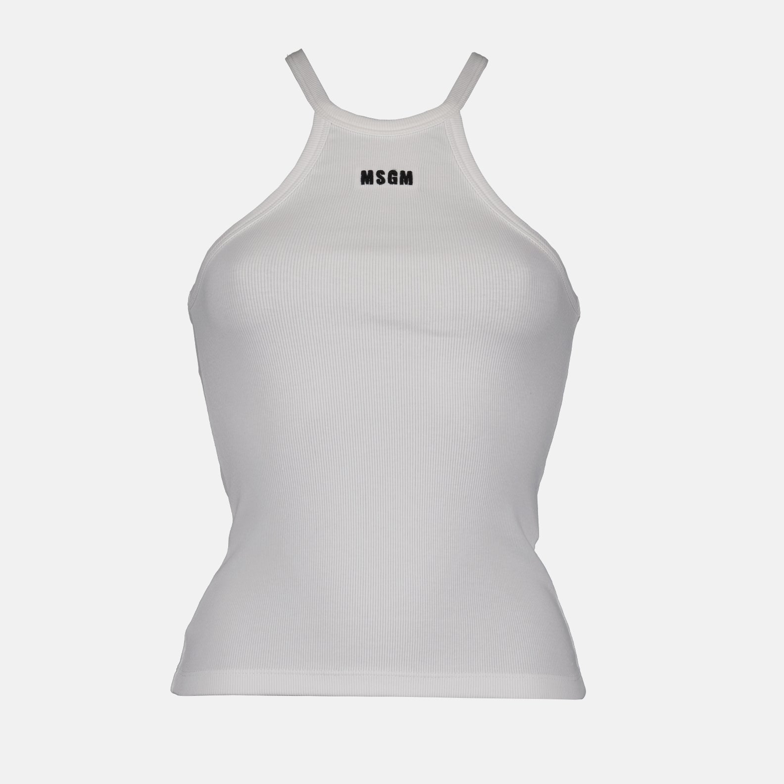 Tops Débardeur à logo MSGM Branco Femme