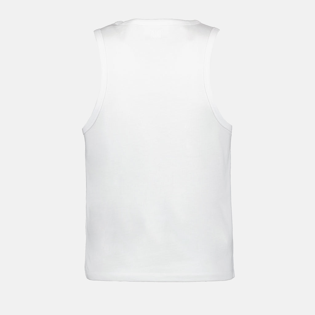 Camisetas Débardeur Ami de Coeur Ami PARIS Branco Unissex