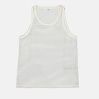 티셔츠 Débardeur en résille Ami PARIS 하얀색 남여공용