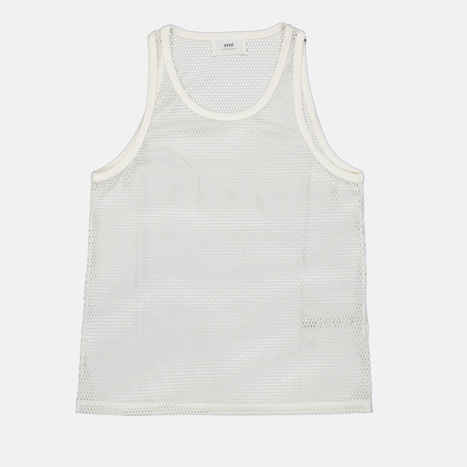 Tシャツ フィッシュネットタンクトップ Ami PARIS 白 ユニセックス