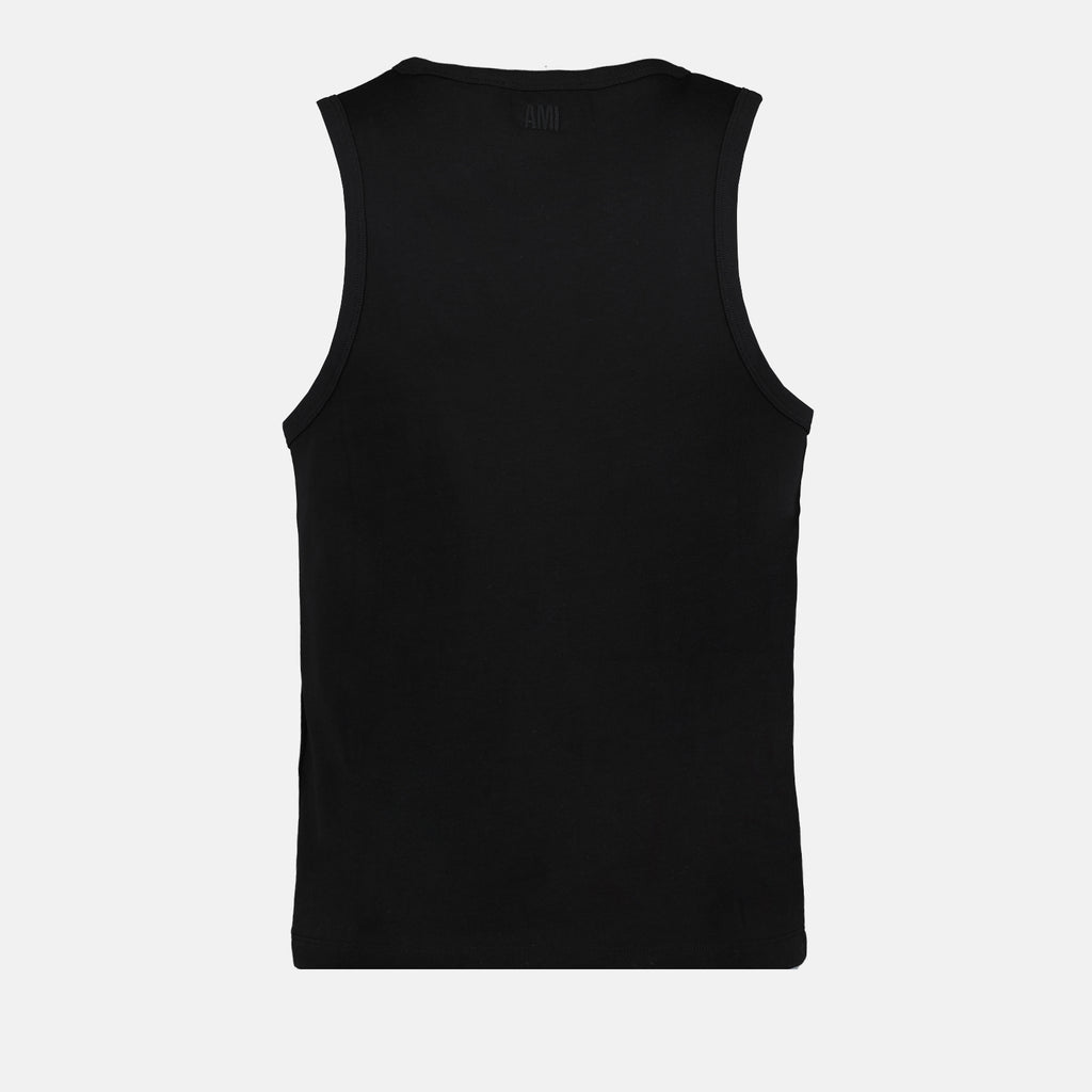 Camisetas Débardeur Ami de Coeur Ami PARIS Preto Unissex