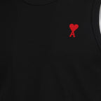 Camisetas Débardeur Ami de Coeur Ami PARIS Preto Unissex