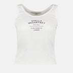 탑 Débardeur imprimé Stella McCartney 하얀색 Femme