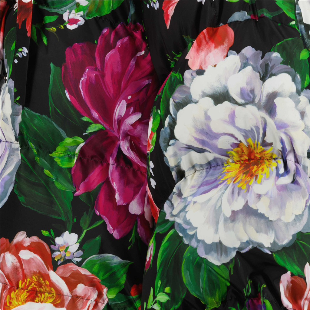 ジャケット フラワープリント ダウンジャケット Dolce & Gabbana マルチカラー Femme