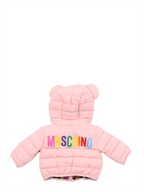 의류 Doudoune à logo Moschino 분홍색 어린이들