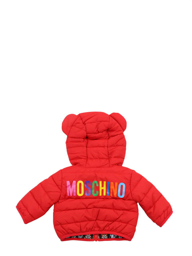 의류 Doudoune à logo Moschino 빨간색 어린이들