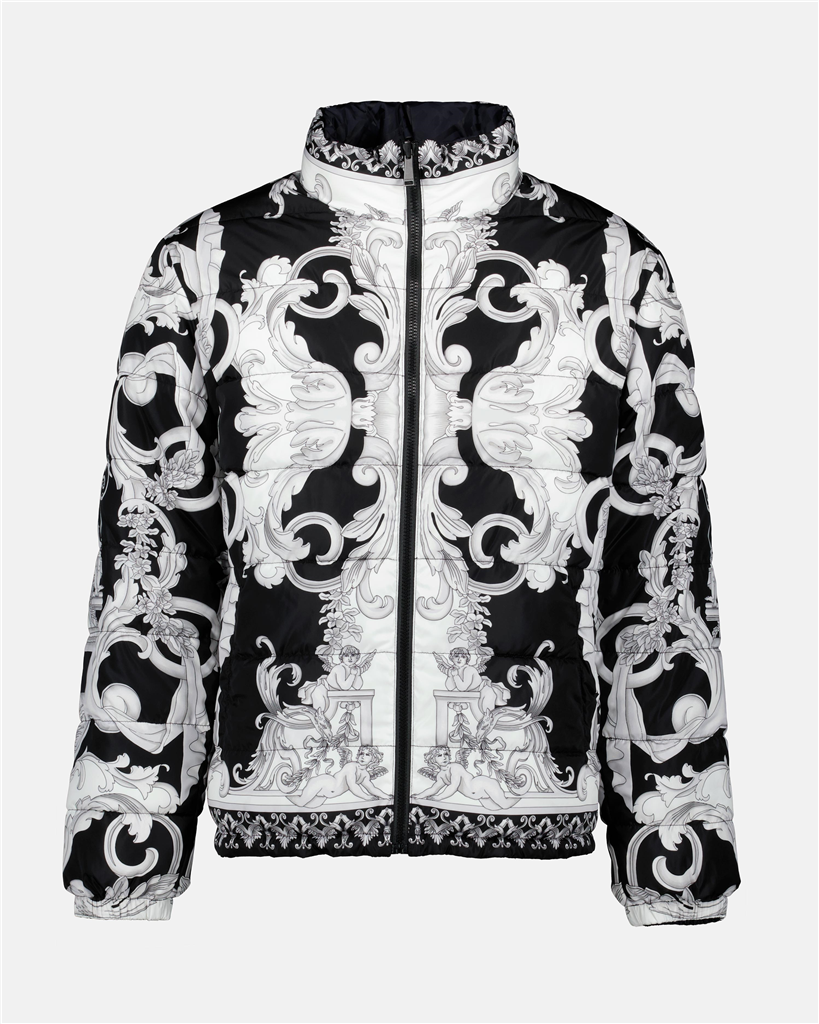 코트 Doudoune Barocco Versace 회색 Homme