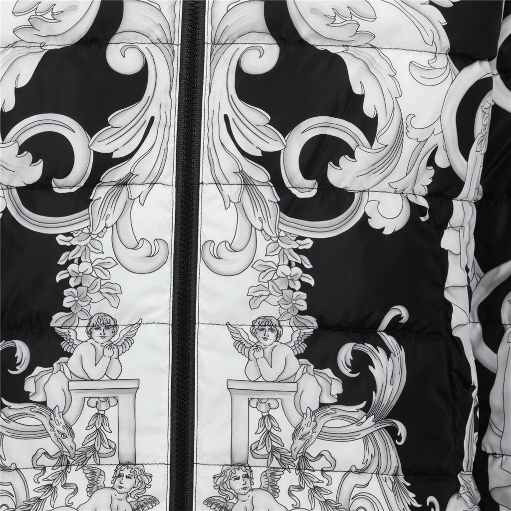 코트 Doudoune Barocco Versace 회색 Homme