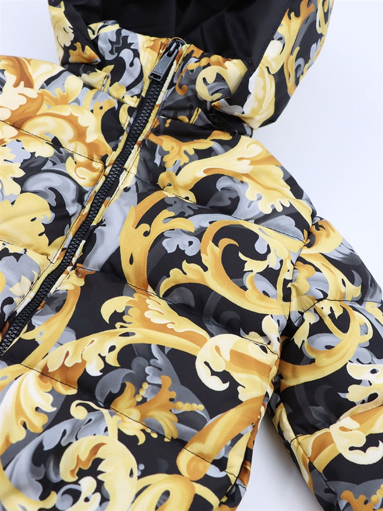 의류 Doudoune Baroccoflage Versace 금 어린이들