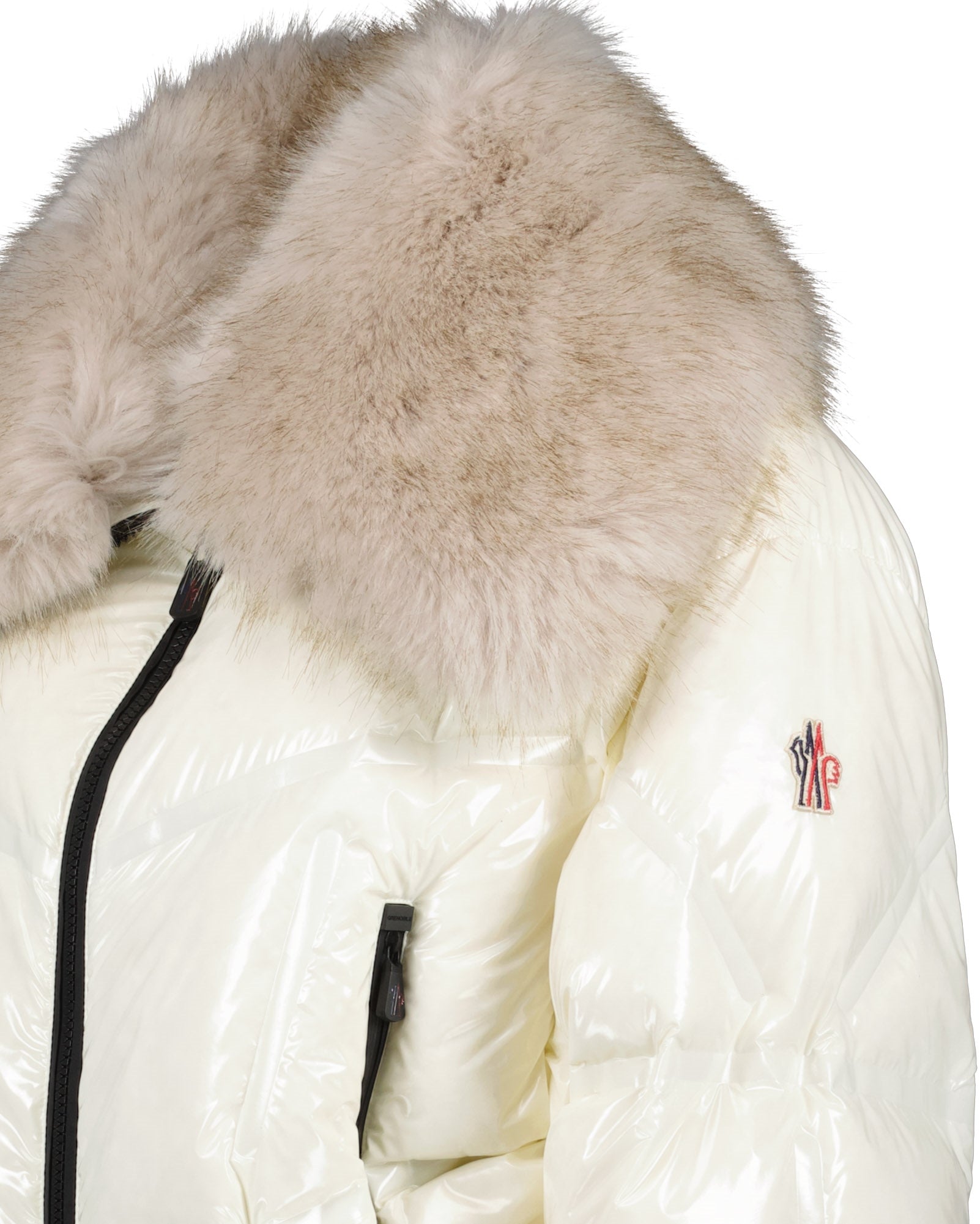 Manteaux Doudoune Groisy Moncler Grenoble Beige Femme