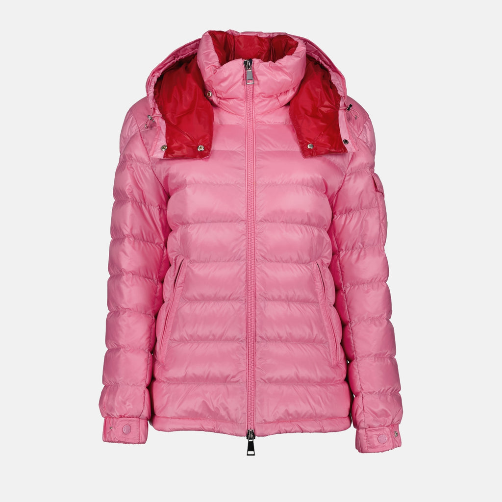 Manteaux Doudoune courte Dalles Moncler Rose Femme