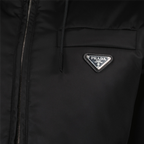 Manteaux Doudoune crop Prada Noir Femme