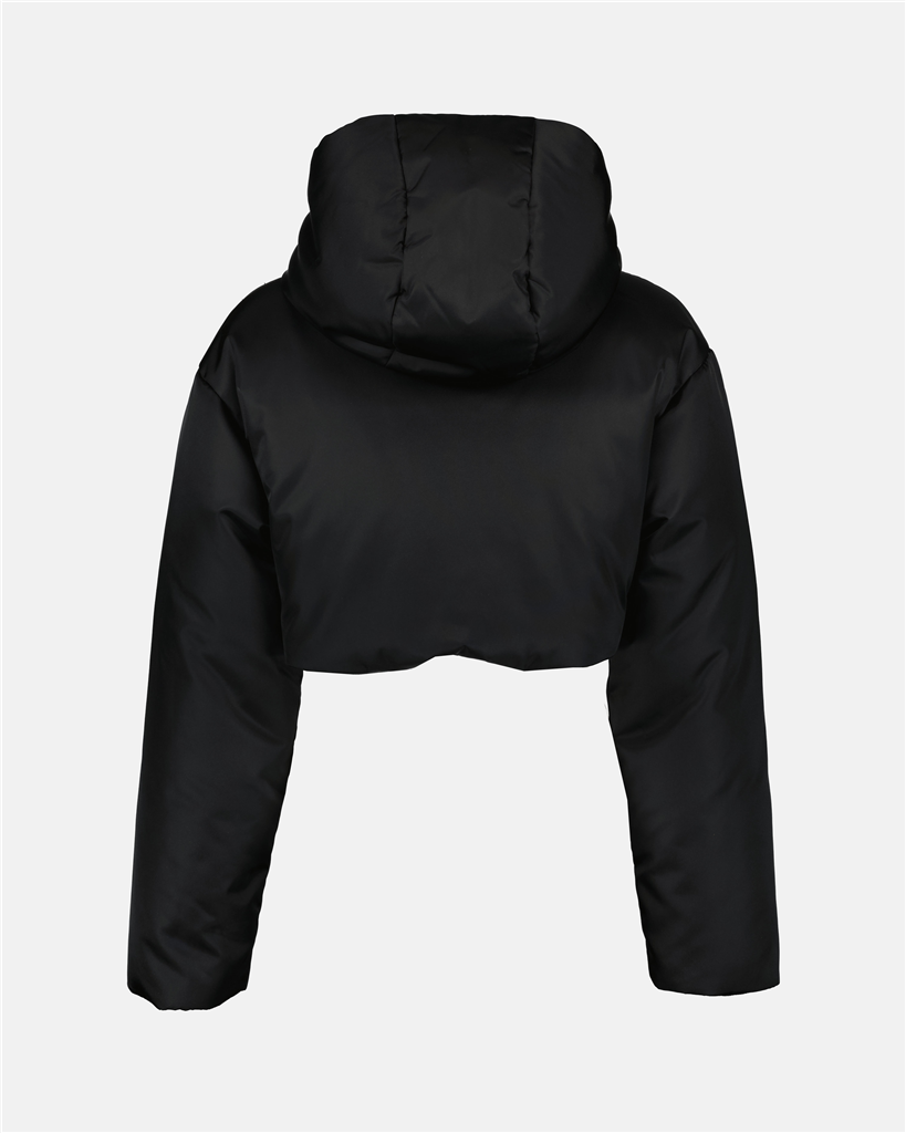 Manteaux Doudoune crop Prada Noir Femme