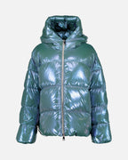 Manteaux Doudoune Frasne Moncler Bleu Femme