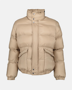 Manteaux Doudoune Graffiti Alexander McQueen Beige Homme