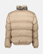 Manteaux Doudoune Graffiti Alexander McQueen Beige Homme