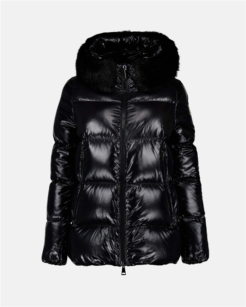 Manteaux Doudoune Laiche Moncler Noir Femme