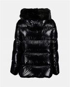 Manteaux Doudoune Laiche Moncler Noir Femme