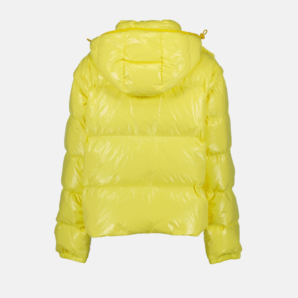 Manteaux Doudoune Mauleon Moncler Jaune Femme