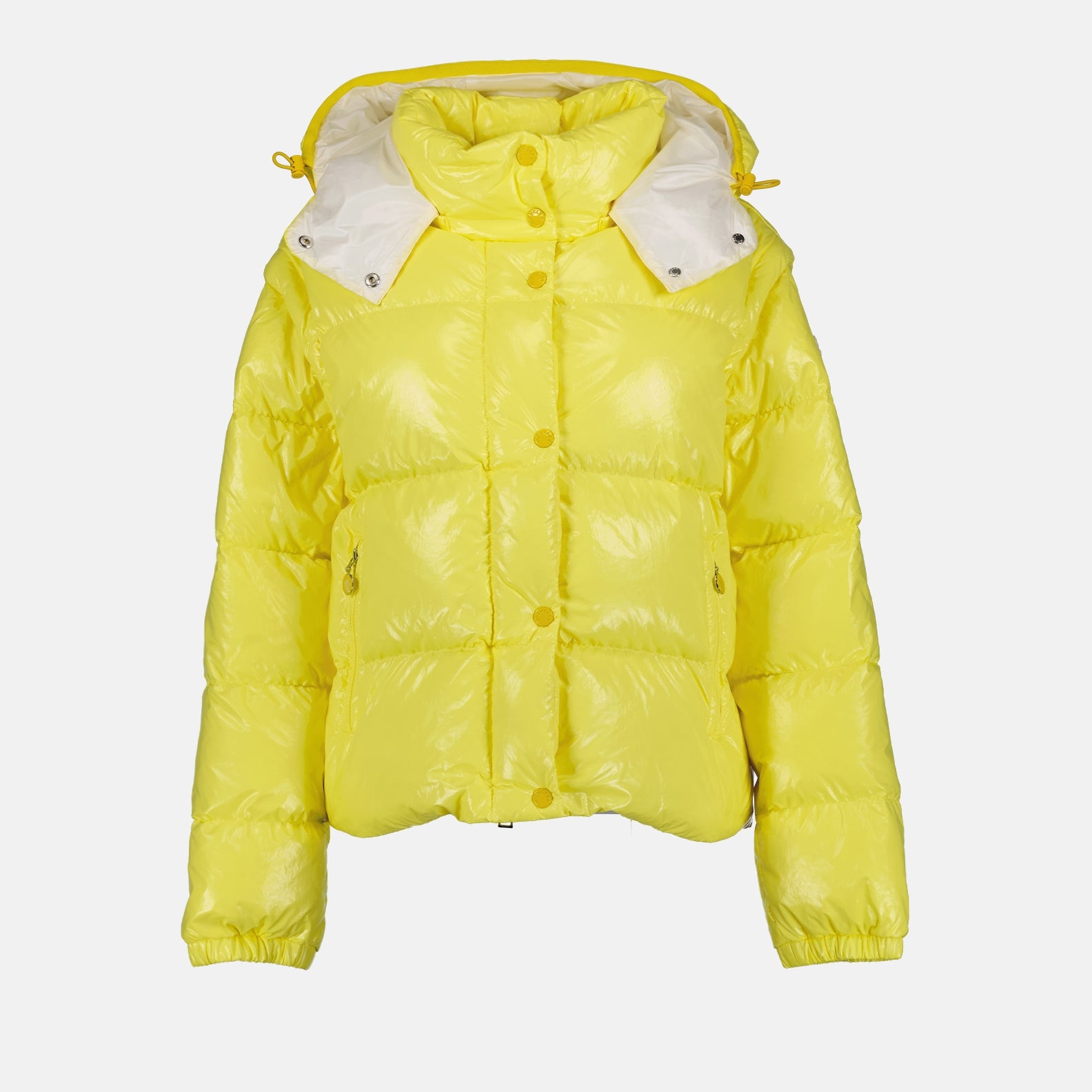 Manteaux Doudoune Mauleon Moncler Jaune Femme