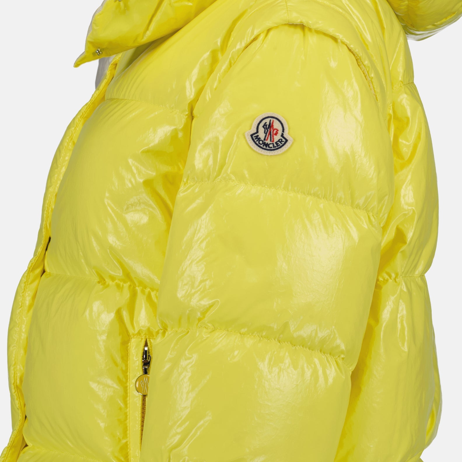 Manteaux Doudoune Mauleon Moncler Jaune Femme