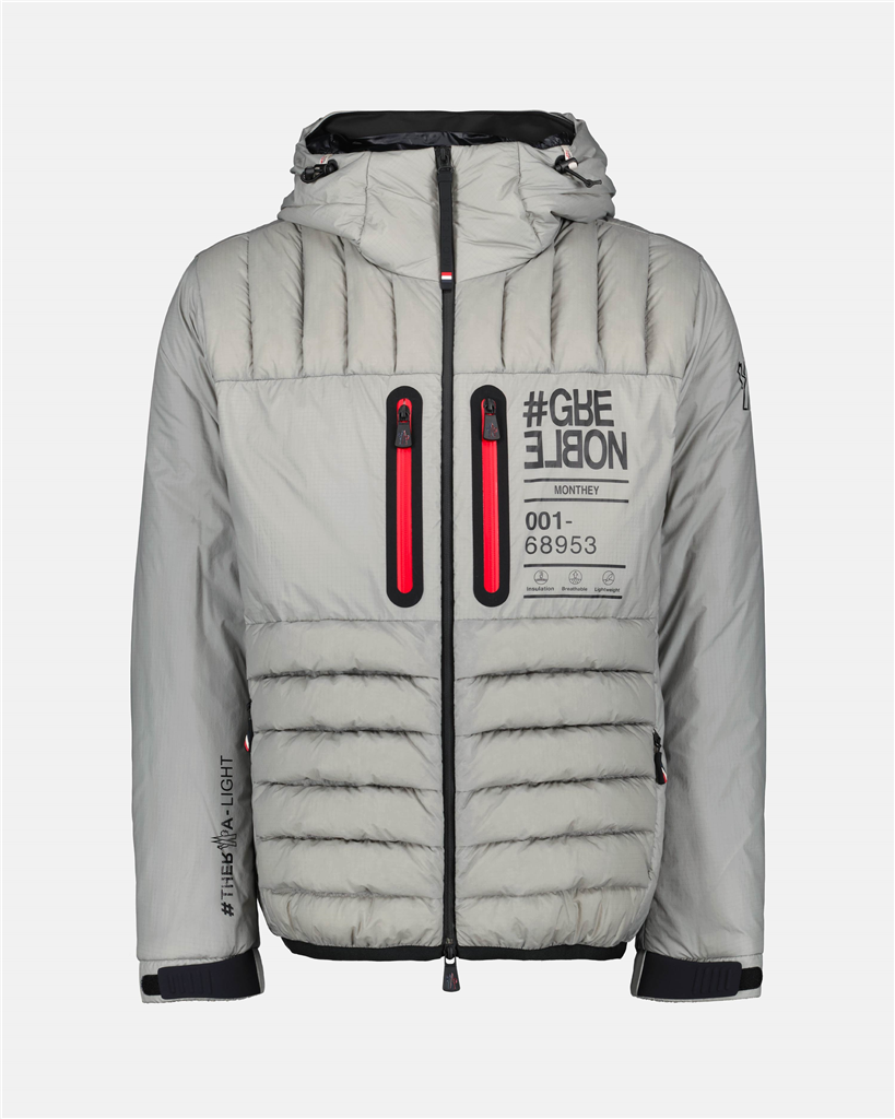 Manteaux Doudoune Monthey Moncler Grenoble Gris Homme