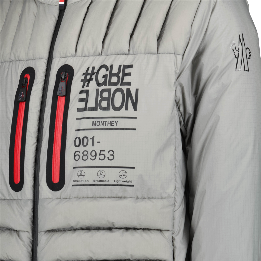 Manteaux Doudoune Monthey Moncler Grenoble Gris Homme