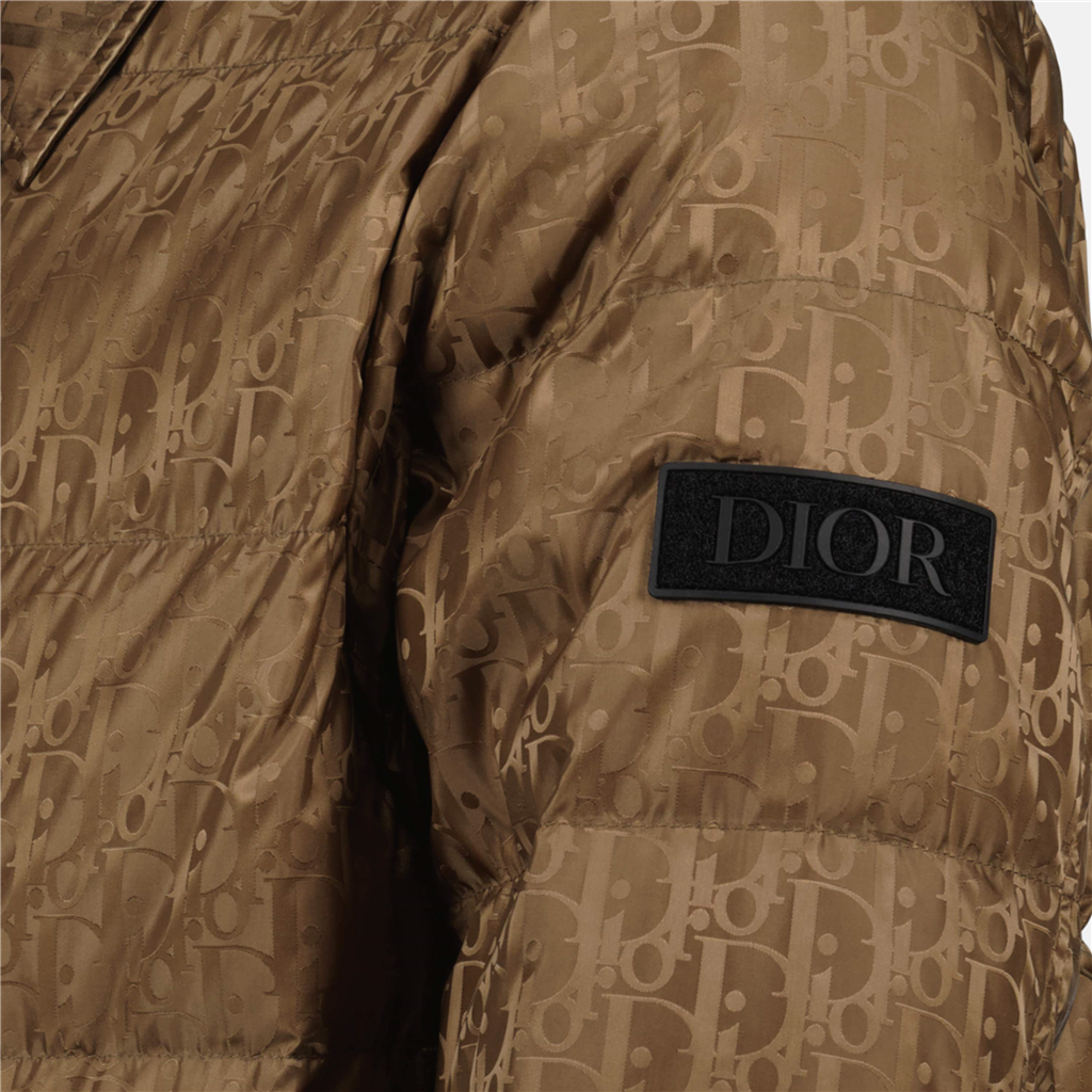 Casacos Doudoune Oblique Dior Marrom Homme