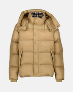 Manteaux Doudoune patch logo Burberry Marron Homme