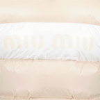 Manteaux Doudoune sans manche Miu Miu Beige Femme