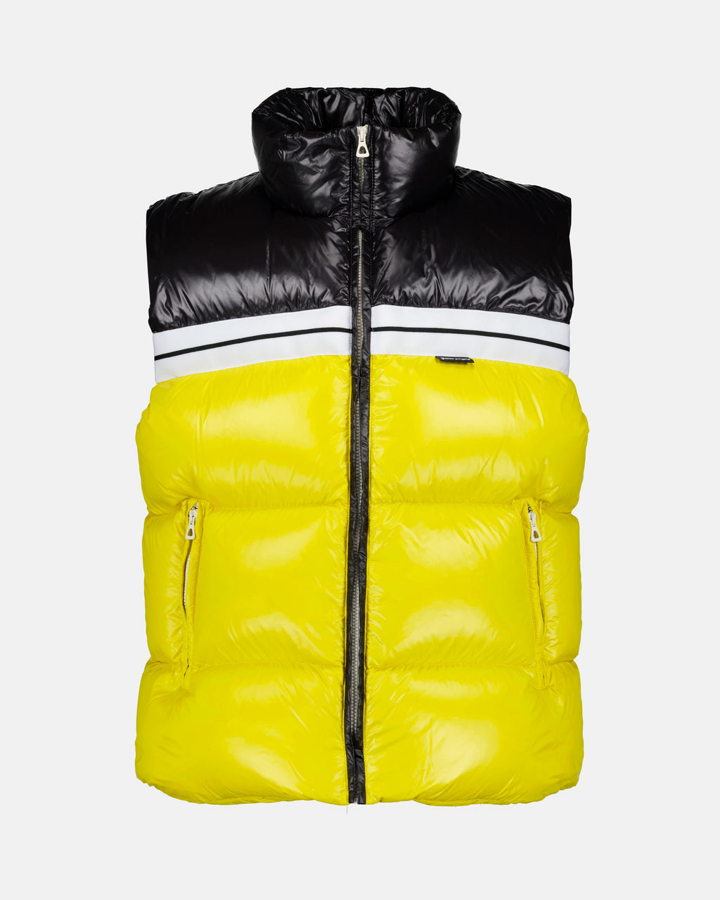 Vestes Doudoune Classic Track Palm Angels Jaune Homme