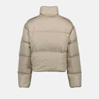 Manteaux Doudoune Track Palm Angels Beige Femme