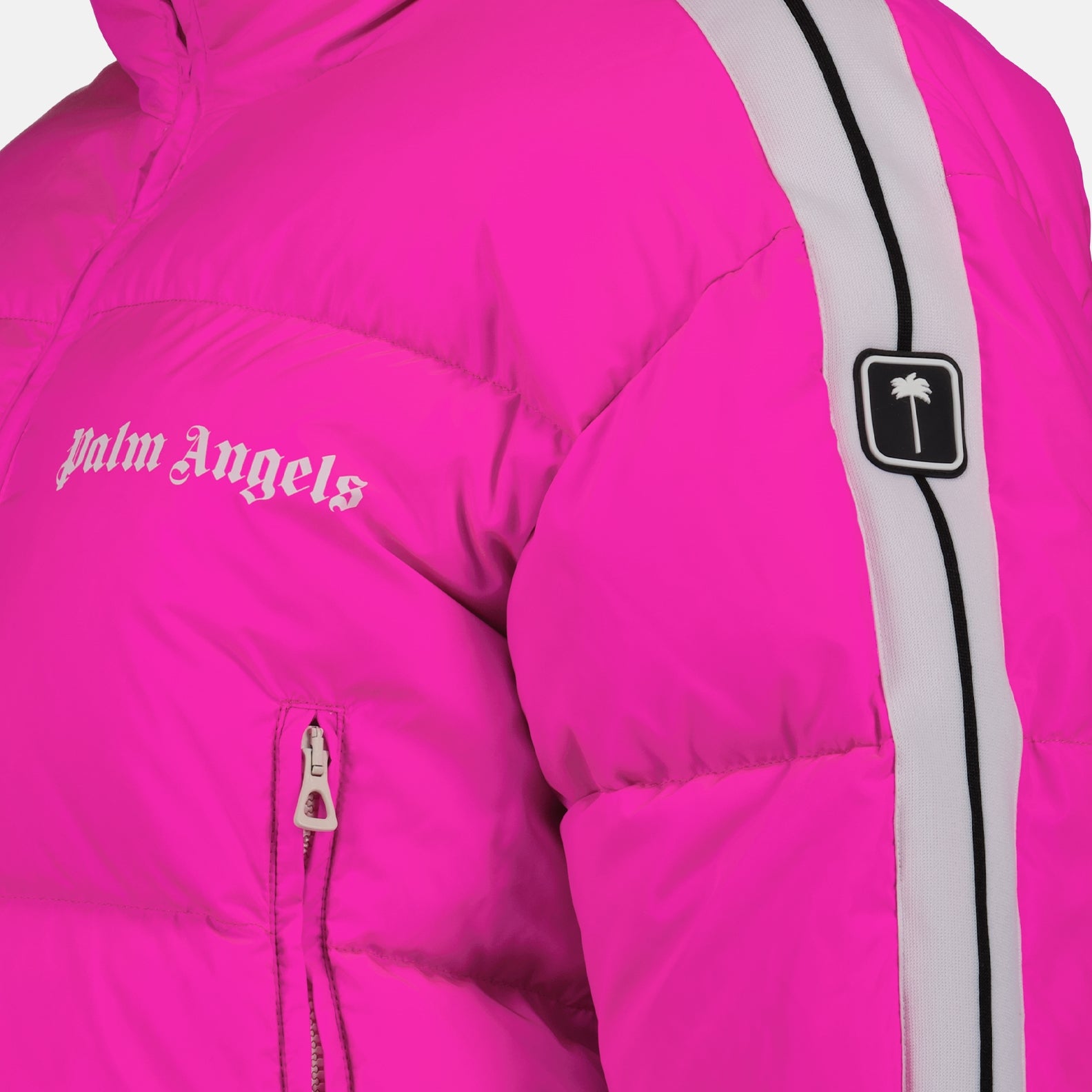 Manteaux Doudoune Track Palm Angels Rose Femme
