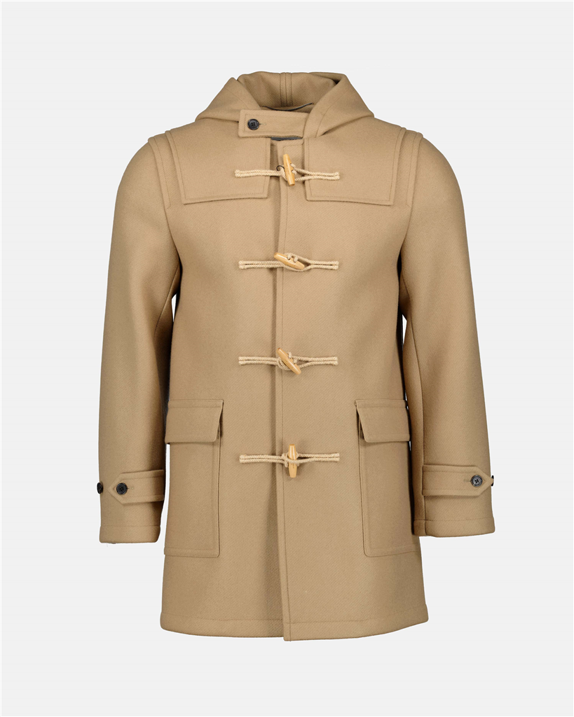 Manteaux Duffle coat en laine Saint Laurent Beige Homme