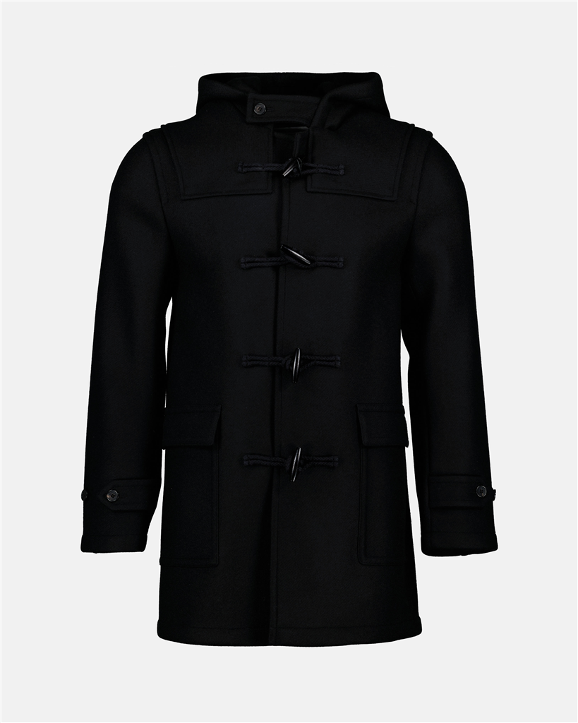 Manteaux Duffle coat en laine Saint Laurent Noir Homme