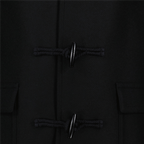 Manteaux Duffle coat en laine Saint Laurent Noir Homme