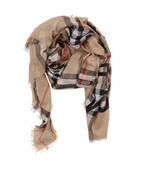 Écharpes, foulards et gants Foulard à carreaux Burberry Beige Homme
