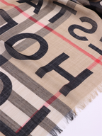 Écharpes, foulards et gants Foulard à carreaux Burberry Beige Homme