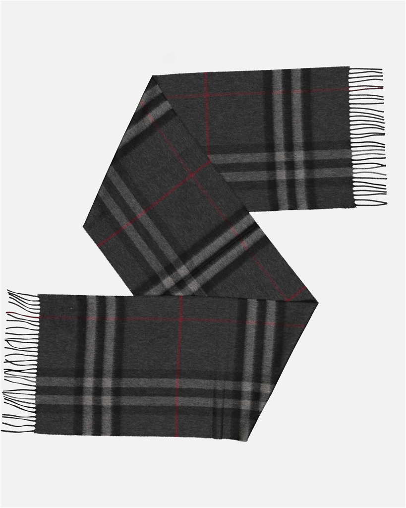 Écharpes, foulards et gants Écharpe à carreaux Burberry Gris Femme