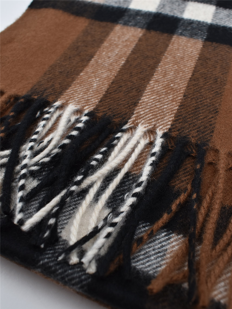 Écharpes, foulards et gants Écharpe à carreaux Burberry Marron Femme