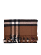 Écharpes, foulards et gants Écharpe à carreaux Burberry Marron Femme