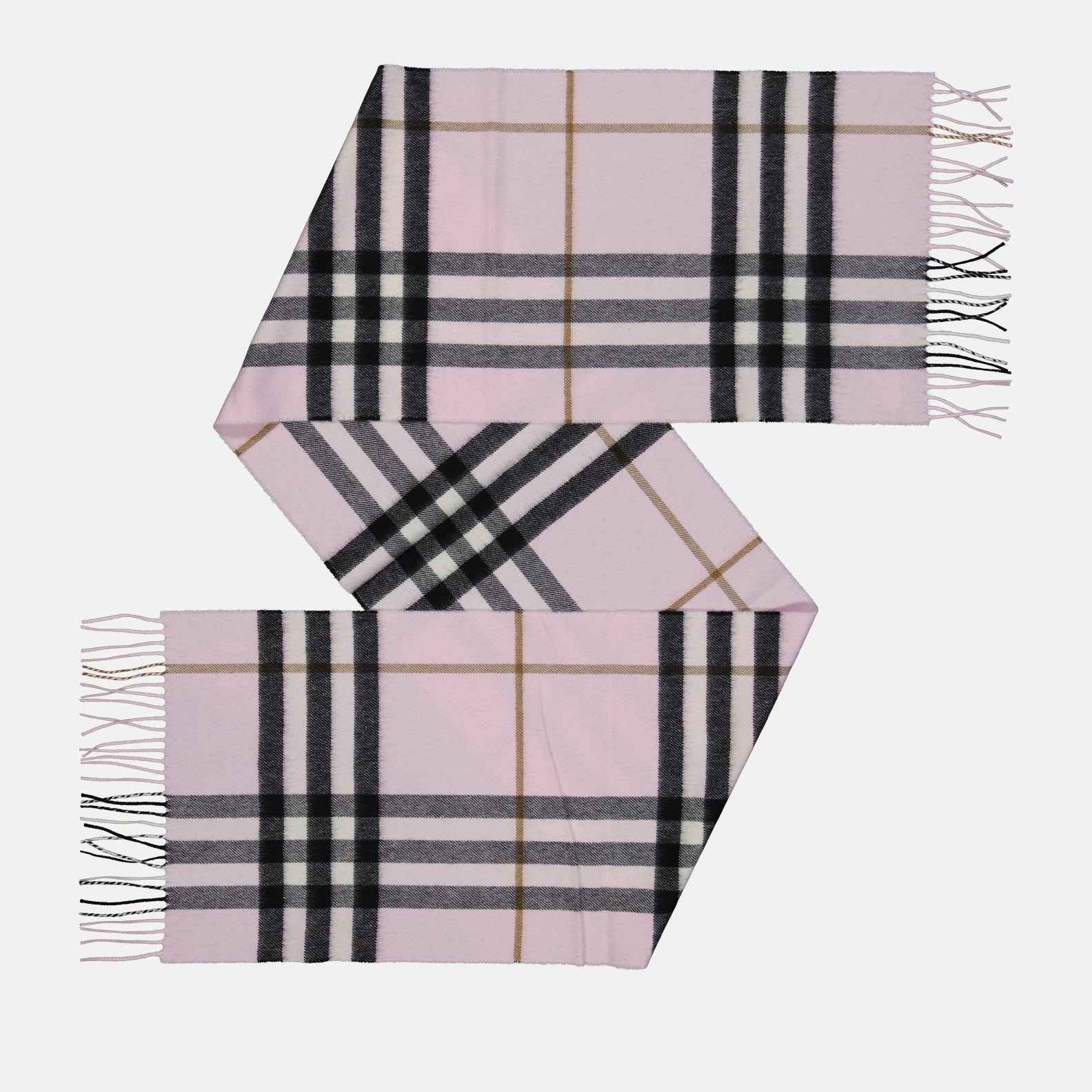 Écharpes, foulards et gants Écharpe à carreaux Burberry Rose Unisexe